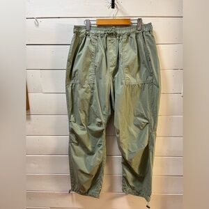 ZARA Sage Green Utility Jogger Pants – Size M